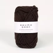 Rauma: 3-tr. Strikkegarn, 133, Brun