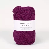 Rauma: 3-tr. Strikkegarn, 141, Rødlilla