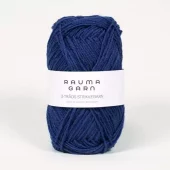 Rauma: 3-tr. Strikkegarn, 147, Mørk bondeblå
