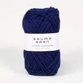 Rauma: 3-tr. Strikkegarn, 149, Mørk blå