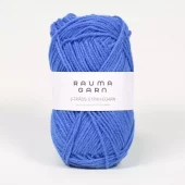 Rauma: 3-tr. Strikkegarn, 151, Jeans blå
