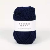 Rauma: 3-tr. Strikkegarn, 159, Marineblå
