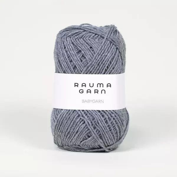 Rauma: Babygarn, 12, Mørk grå