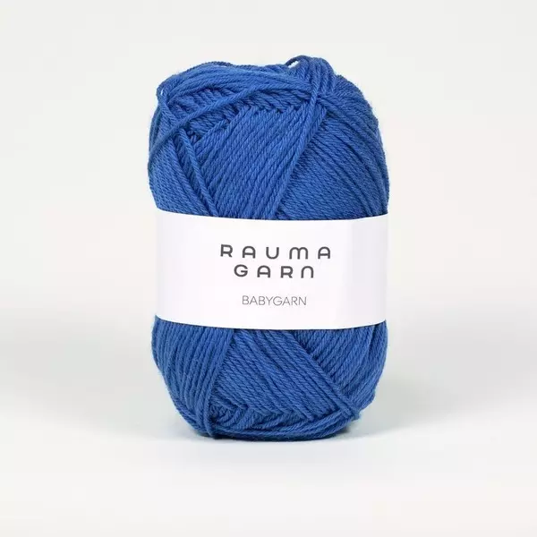 Rauma: Babygarn, 38, Bondeblå