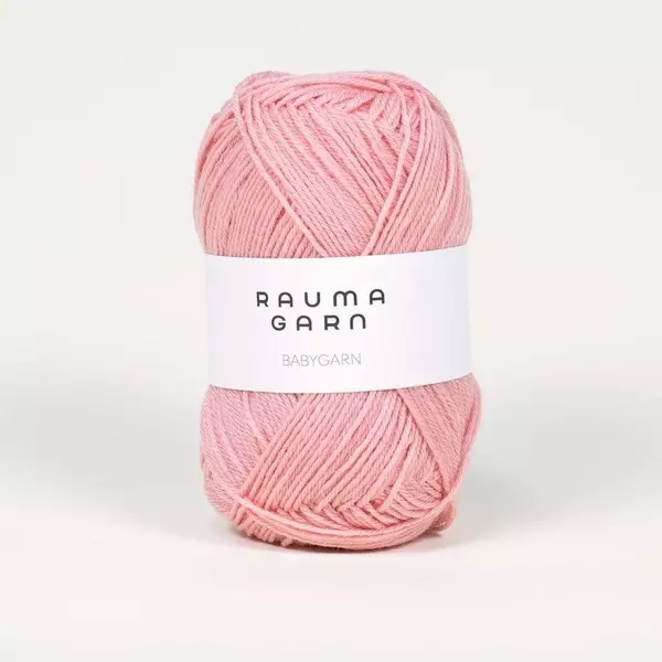 Rauma: Babygarn, 62, Pudderrosa