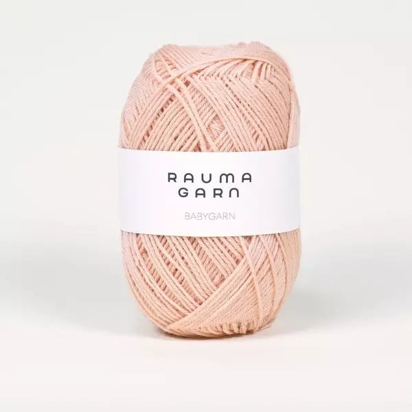 Rauma: Babygarn, 98, Lys gammelrosa