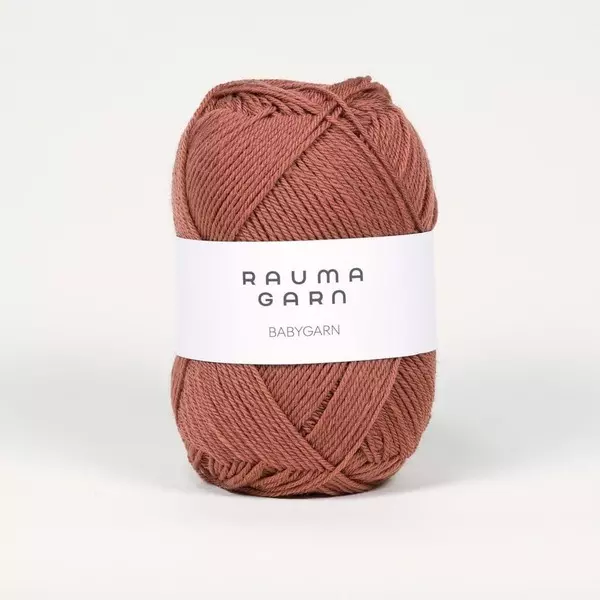 Rauma: Babygarn, 103, Rødbrun