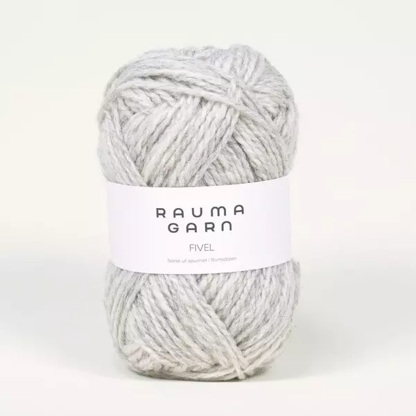 Rauma: Fivel, 300, Lys grå naturmelert