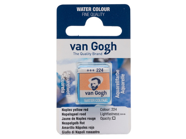 Van Gogh Akvarell H.Pan 224 Naples yellow red