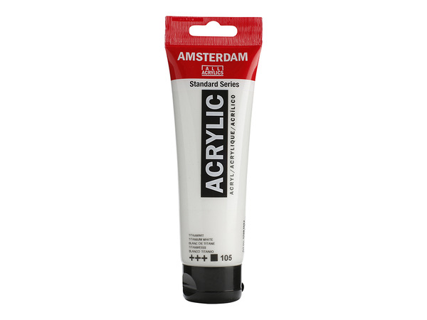 Amsterdam Standard 120ml - 105 Titanium white
