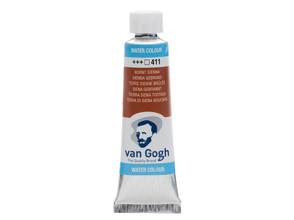 Van Gogh Akvarelltube 10 ml 411 Burnt sienna