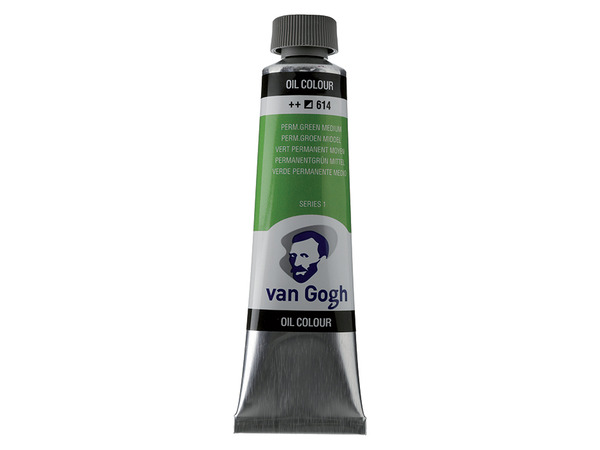 Van Gogh Olje 40ml - 614 Permanent green medium