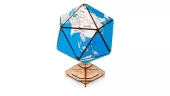 EWA: Icosahedral Globe Blue