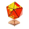 EWA: Icosahedral Globe Red
