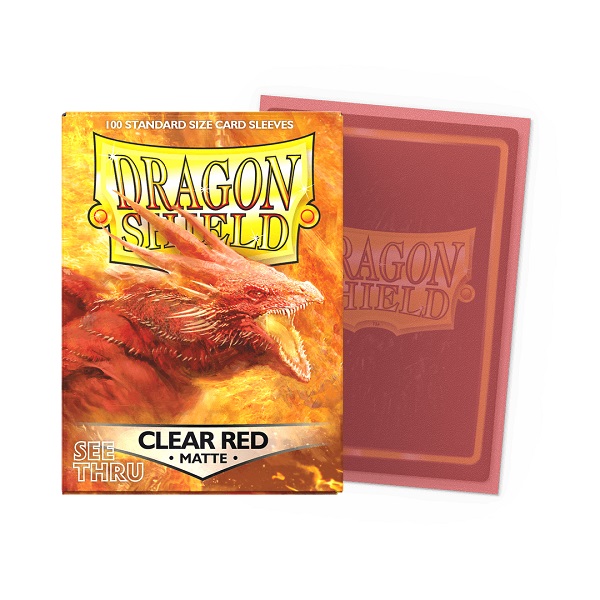 DS Sleeves, Matte, Clear Red