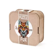 EWA: Box, Wooden Puzzle Fox L