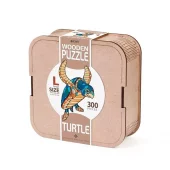 EWA: Box, Wooden Puzzle Turtle L