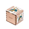 EWA: Box, Wooden Puzzle Turtle S