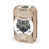 EWA: Box, Wooden Puzzle Eagle Owl M
