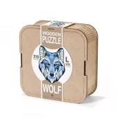 EWA: Box, Wooden Puzzle Wolf L