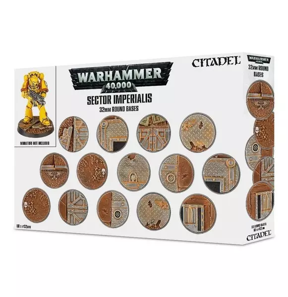 Citadel Detail: Sector Imperials, 32mm Round Bases