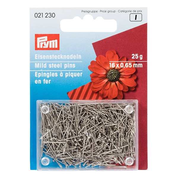 Prym Knappenåler 16mm 25g - Sølv