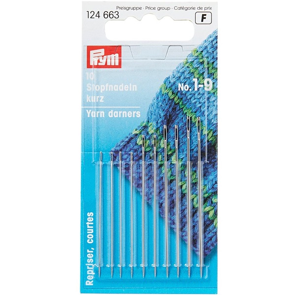 Prym Stoppenål kort No. 1-9 - 10stk