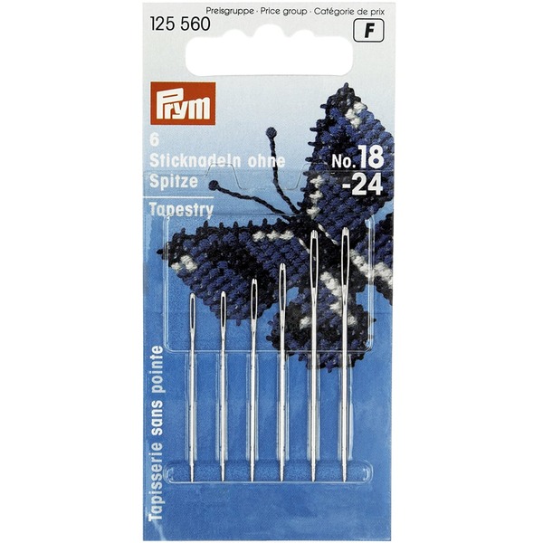 Prym Broderinåler - Butt No.18-24 - 6stk