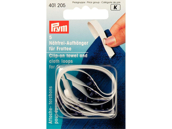 Prym Håndklehempe for oppheng - Hvit