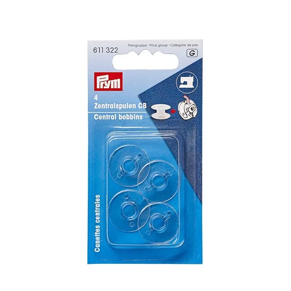 Prym Bobbins for CB shuttle plastic 20.5 mm 15k