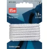 Prym Anorakksnor 4mm 1,5meter - Hvit