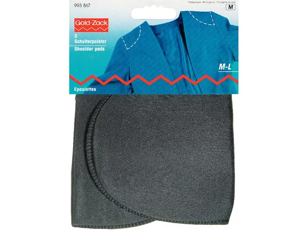 Prym Skulderpute M-L - Sort - 2stk u/feste