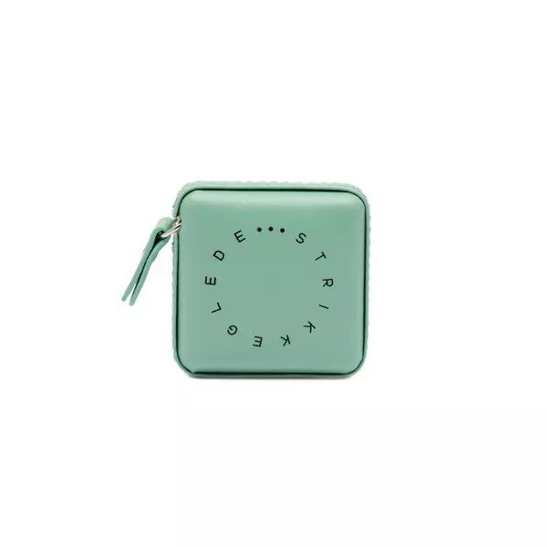 Målebånd, 1933, Turkis, Strikkeglede