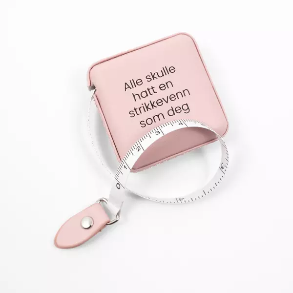 Målebånd, 7959, Lys Rosa, Alle skulle hatt en strikkevenn som deg