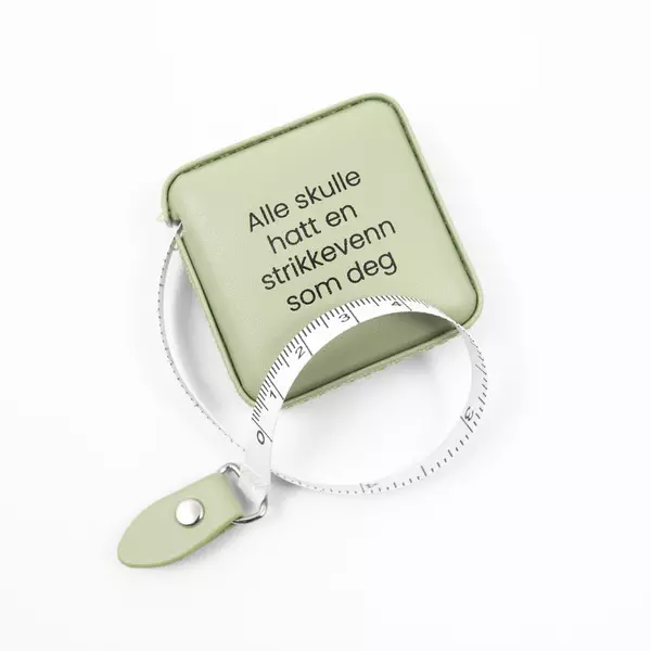 Målebånd, 7966, Lys Grønn, Alle skulle hatt en strikkevenn som deg