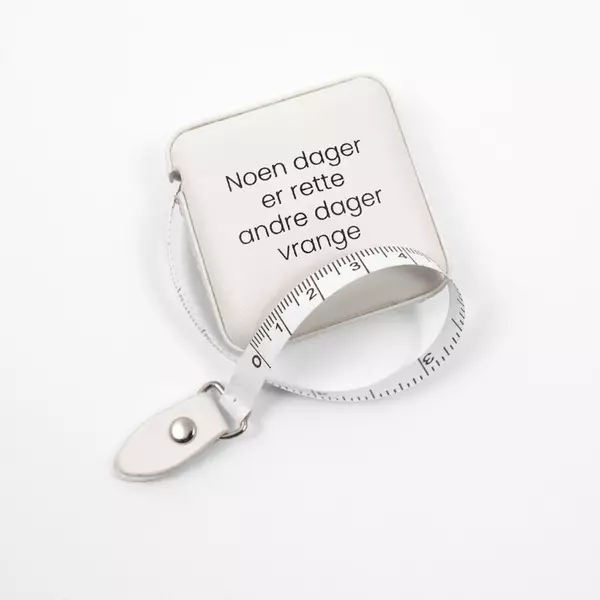 Målebånd, 7980, Hvit, Noen dager er rette