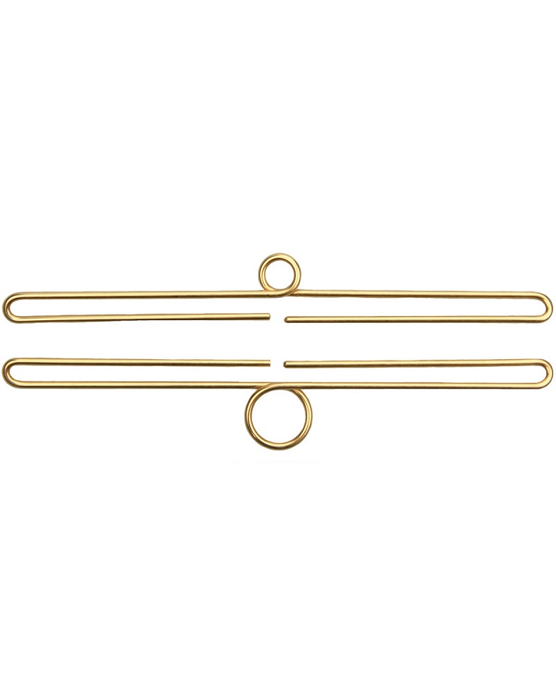 Broderibeslag, Gull, 14 cm, 2pk