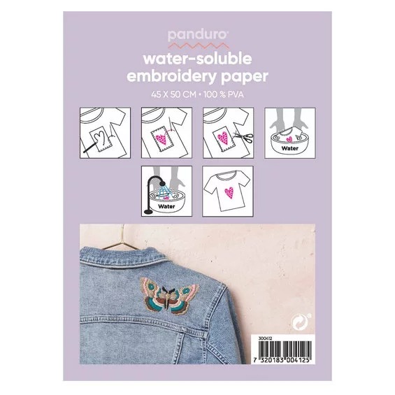 Vannløselig Broderingsmellomle