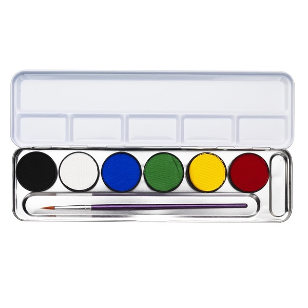 Ansiktsmaling Palett 6 Farger