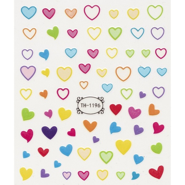 Neglstickers Hjerter