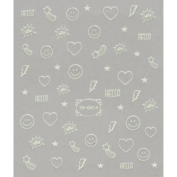 Neglstickers Figurer Glow In The Dark