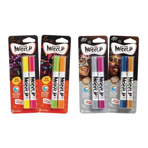 Ansiktskritt Ass. Farger (U)