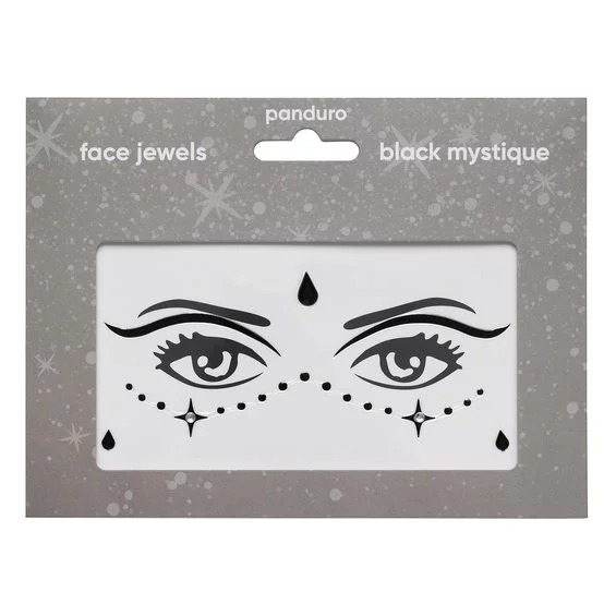 Face Jewels Black Mystique (U)