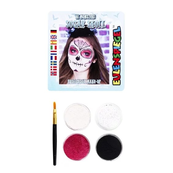 Sett Ansiktsmaling Sugar Skull (U)