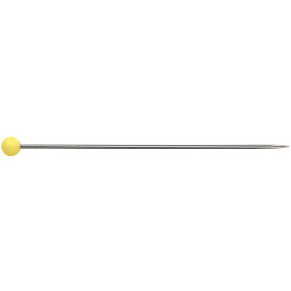 Prym Knappenåler Glasshode No.1 43mm 20g - Gul