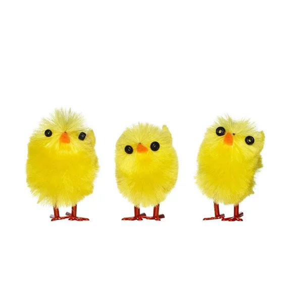 Chenillekyllinger Mini Gule