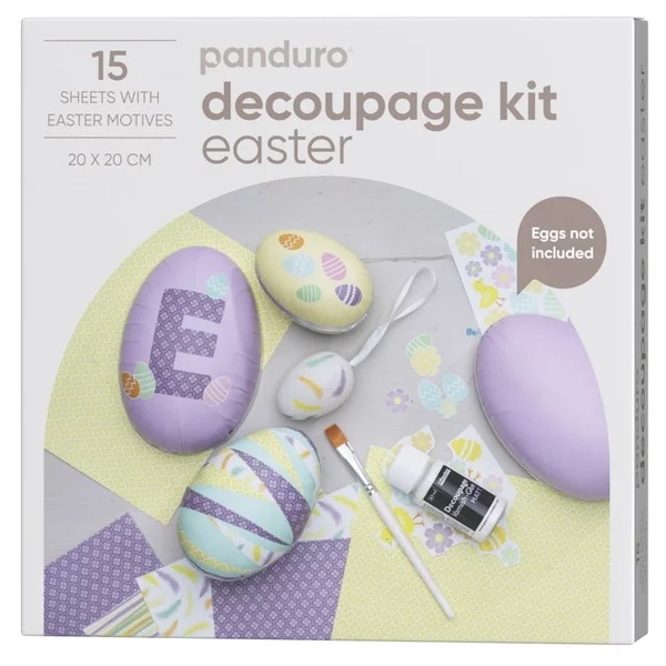 Diy-kit Påske Decoupage