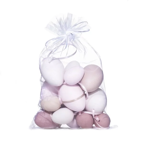 Plastægg 16st Rosamix 4/6cm