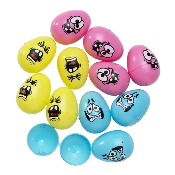 Openable Eggs Faces 12 Pcs