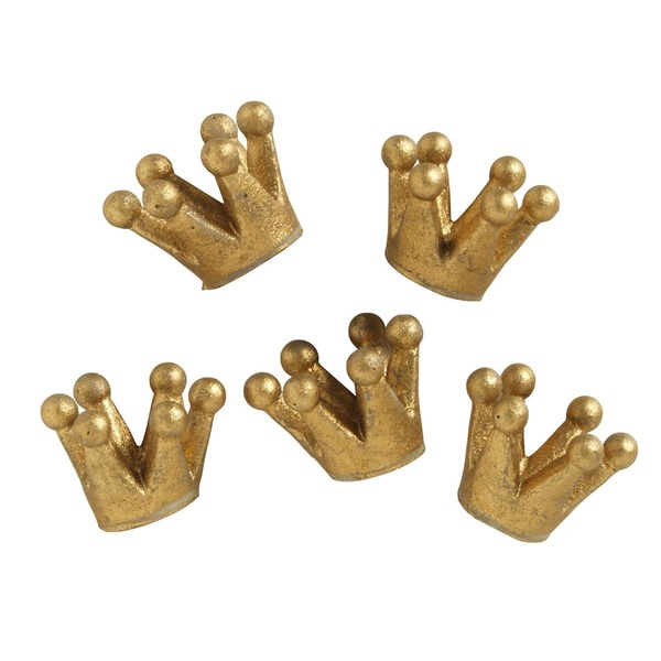 Gylne Kroner H 1,5 Cm 12 Stk (U)